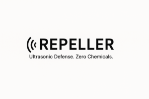repeller logo white