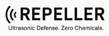 repeller logo white