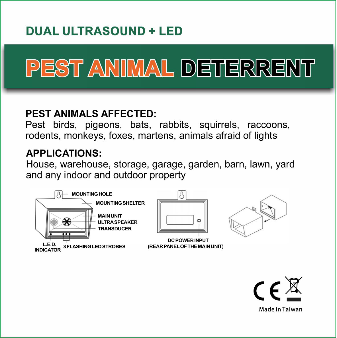pest & animal deterrent pest & animal deterrent